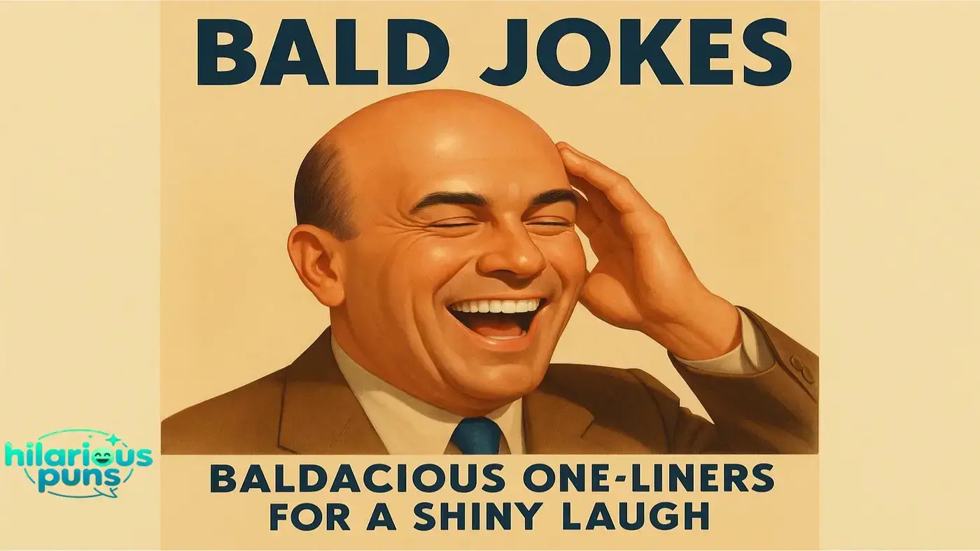 Bald Jokes: Baldacious One-Liners for a Shiny Laugh