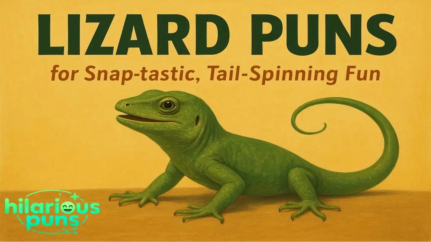 Lizard Puns for Snap-tastic, Tail-Spinning Fun