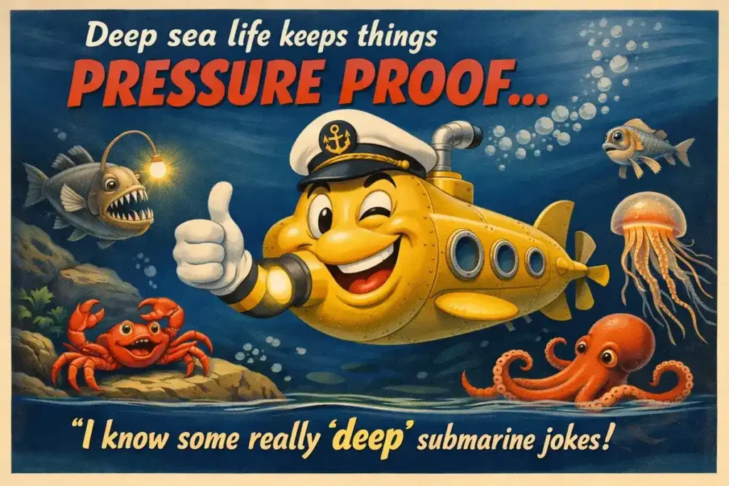 Hilarious Submarine Jokes & Puns About Life Underwater