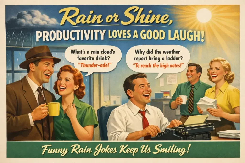 Best Rain Jokes to Lighten Up Your Workday