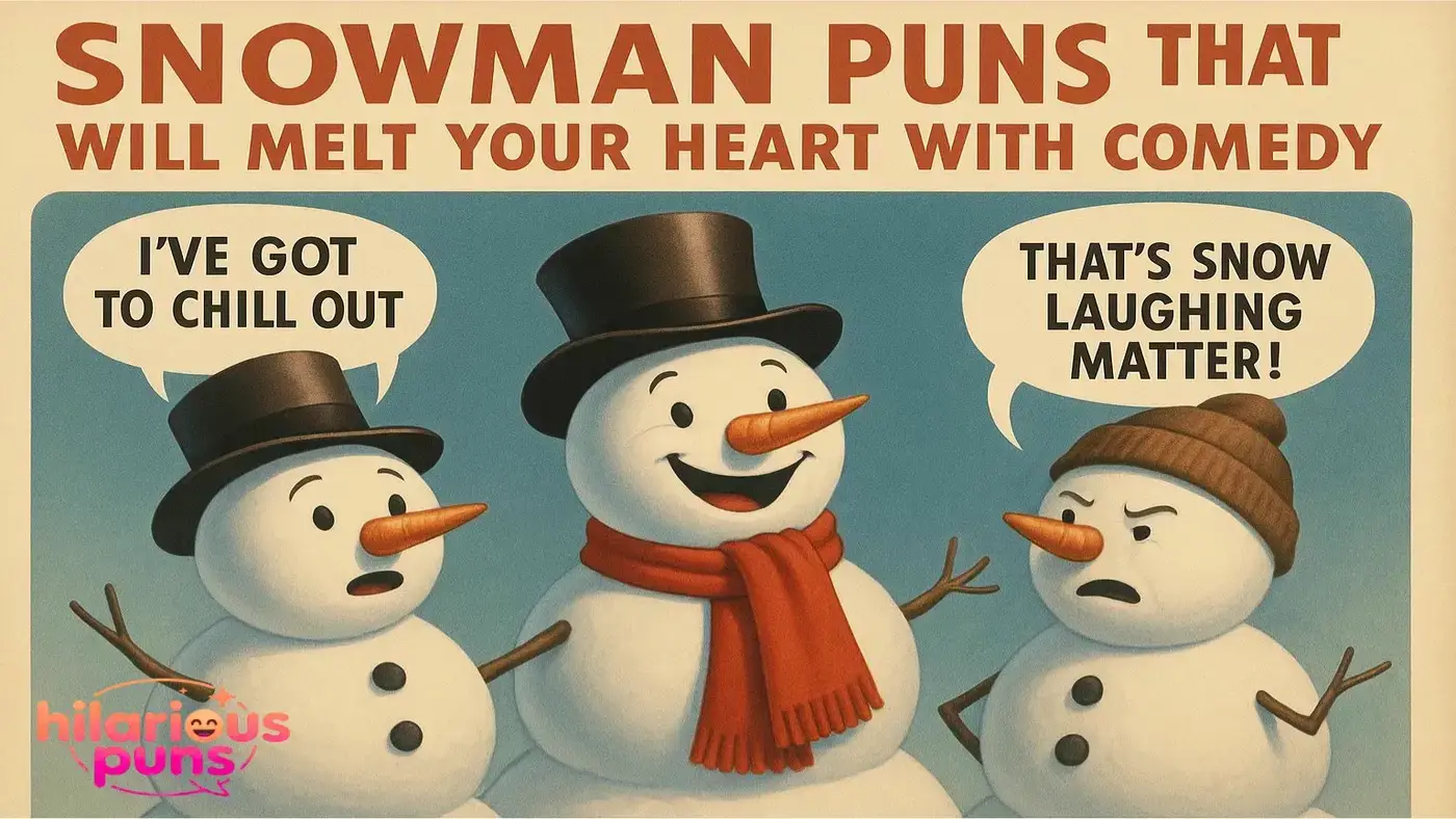 Snowman Puns That Will Melt Your Heart With Comedy