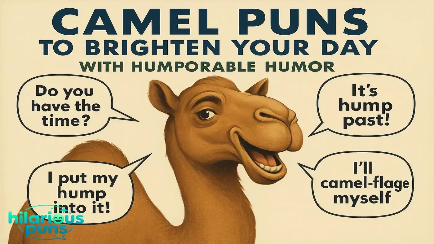 Camel Puns to Brighten Your Day with Humporable Humor