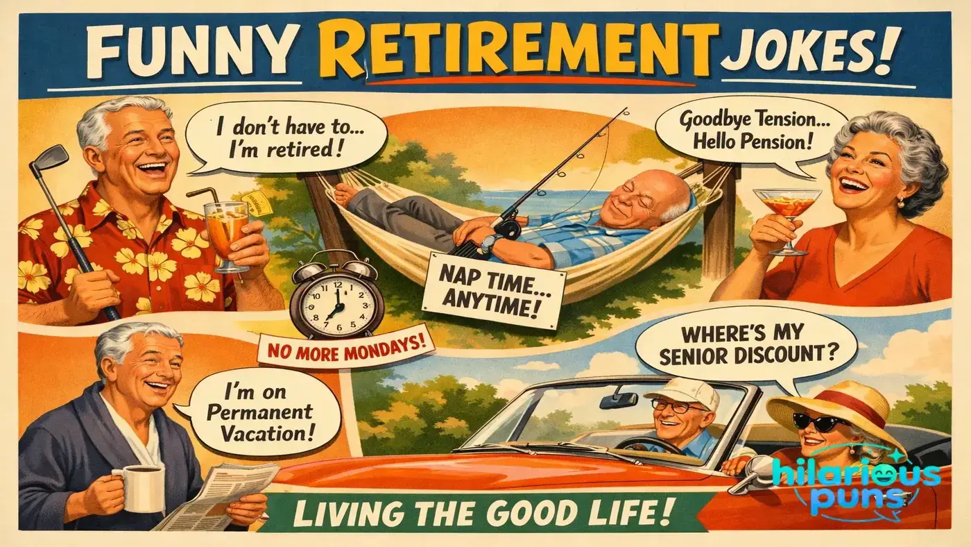 happy retirement jokes