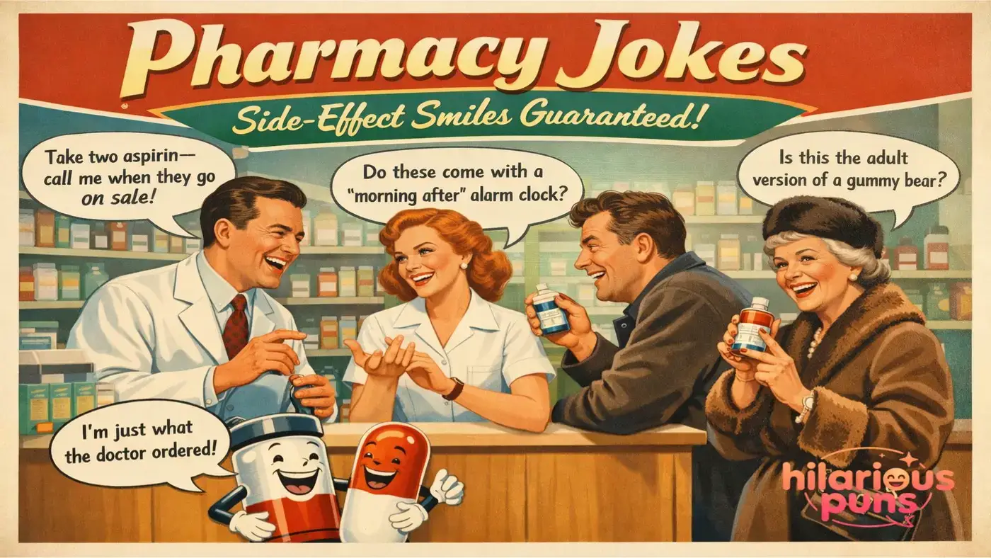 Pharmacy Jokes: Side-Effect Smiles Guaranteed
