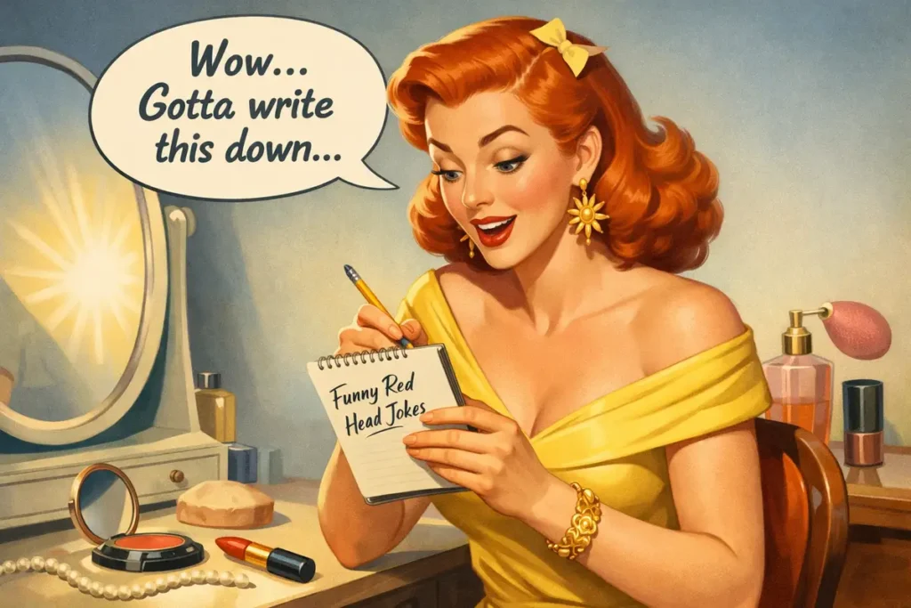 Hilarious Red Head Jokes & Puns That Lights Up Any Room
