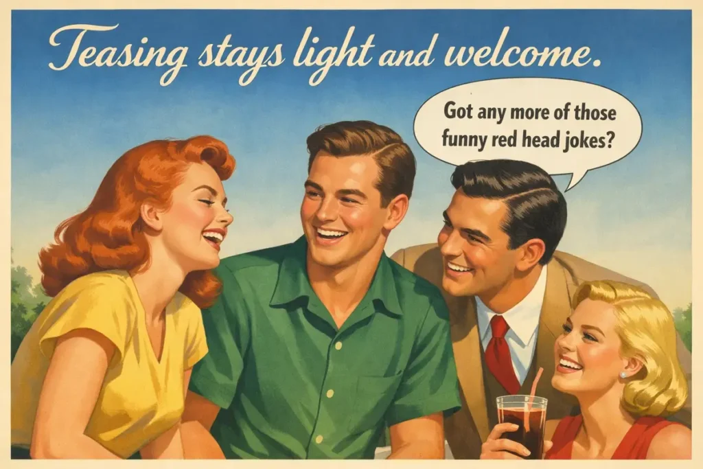 Playful Ginger Humor For Friends