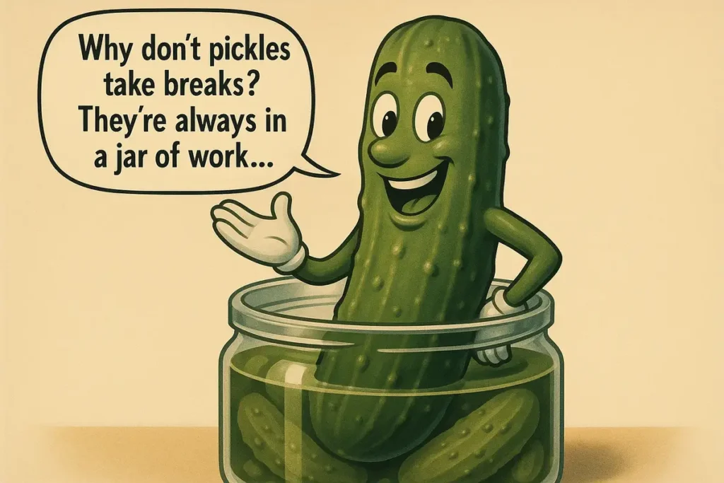 Pickle Puns to Share at Work Without Breaking the Ice