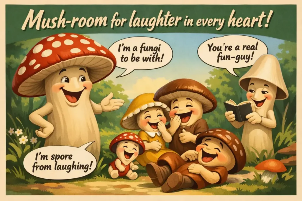 Hilarious Mushroom Puns & Jokes to Brighten Your Day