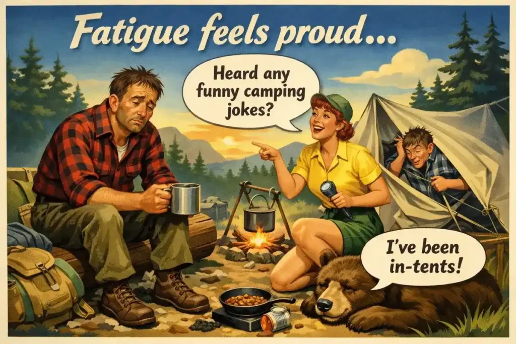 Quick Camping Jokes for Wrapping Up the Trip