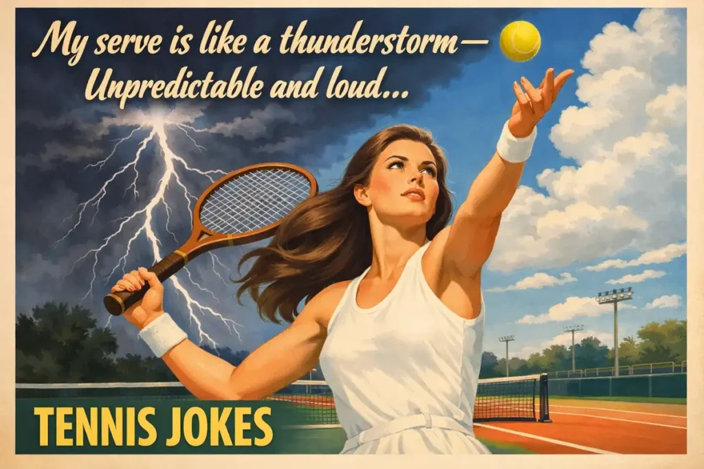 Hilarious Tennis Jokes & Puns That Serve Laughter