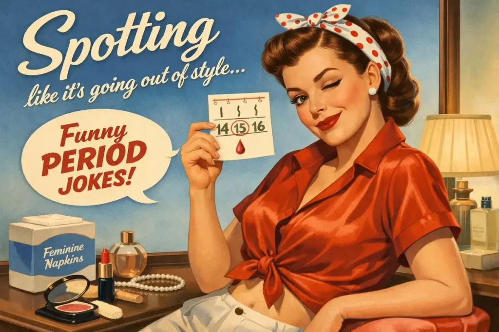 Quick and Witty Period Jokes to Share Anywhere