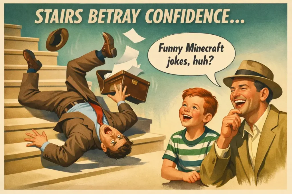 Quick Minecraft Puns About Building Gone Wrong