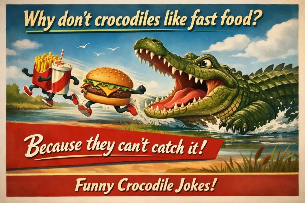 Hilarious Crocodile Puns & Jokes