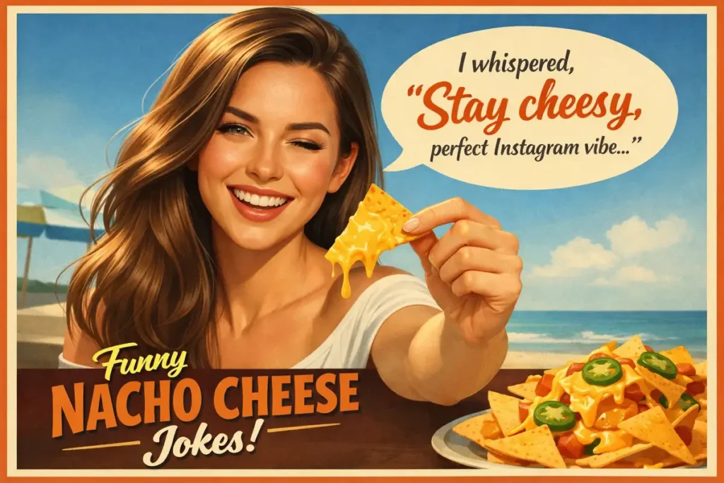 Funny Nacho Cheese Jokes For Captions And Quotes