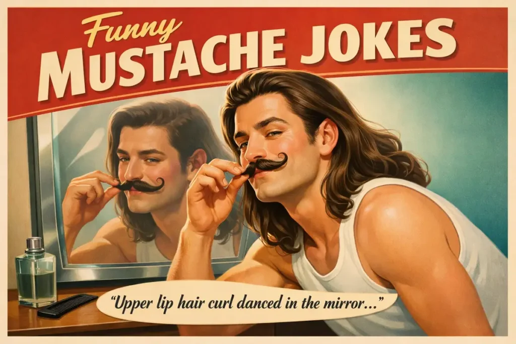 Cute Mustache Jokes for Kids