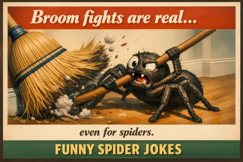 Scared of Spider Jokes