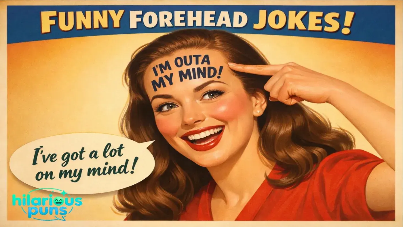 funny forehead jokes