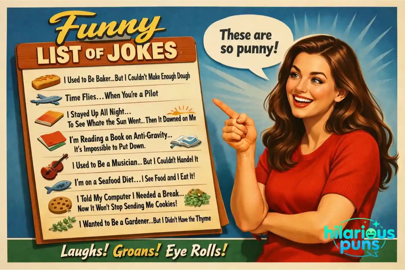 funny list of jokes