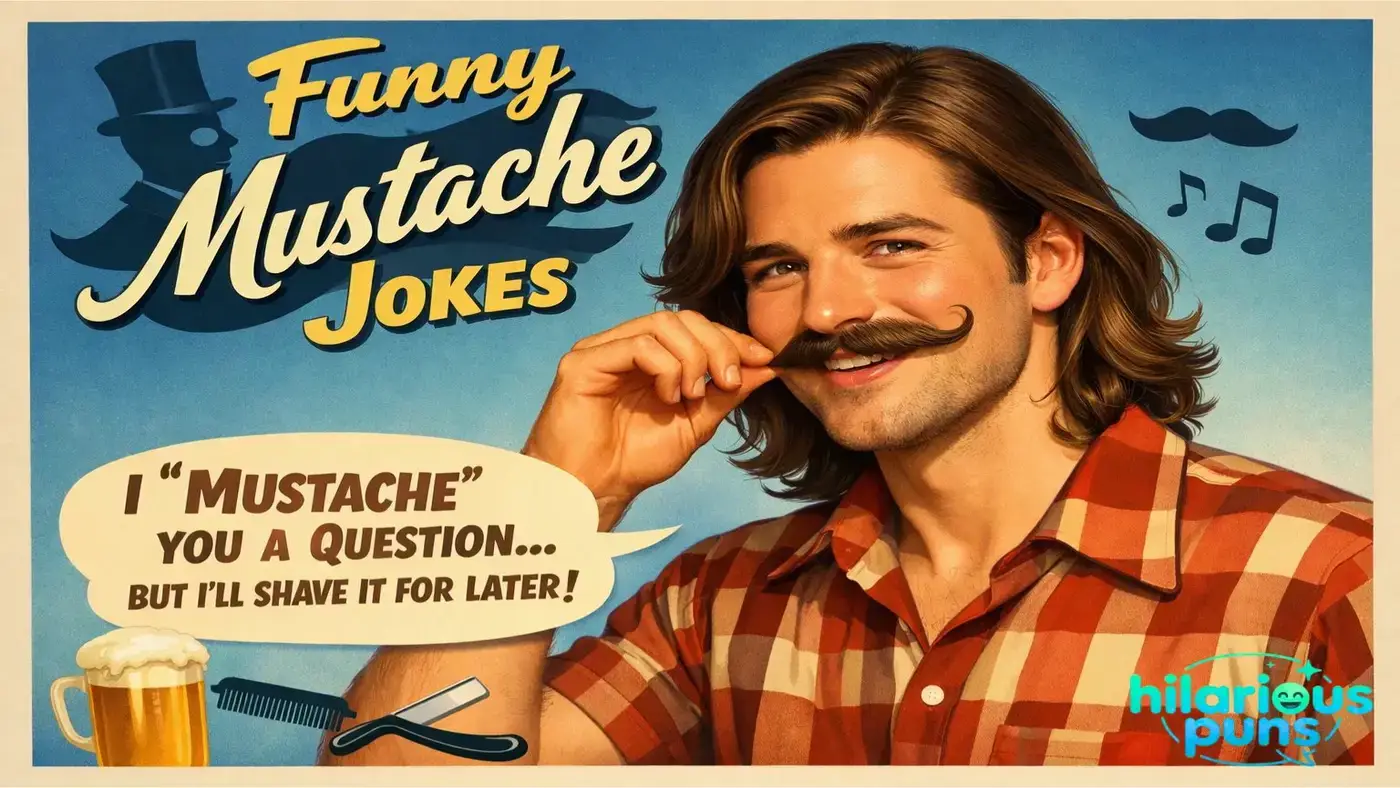 funny Mustache Jokes