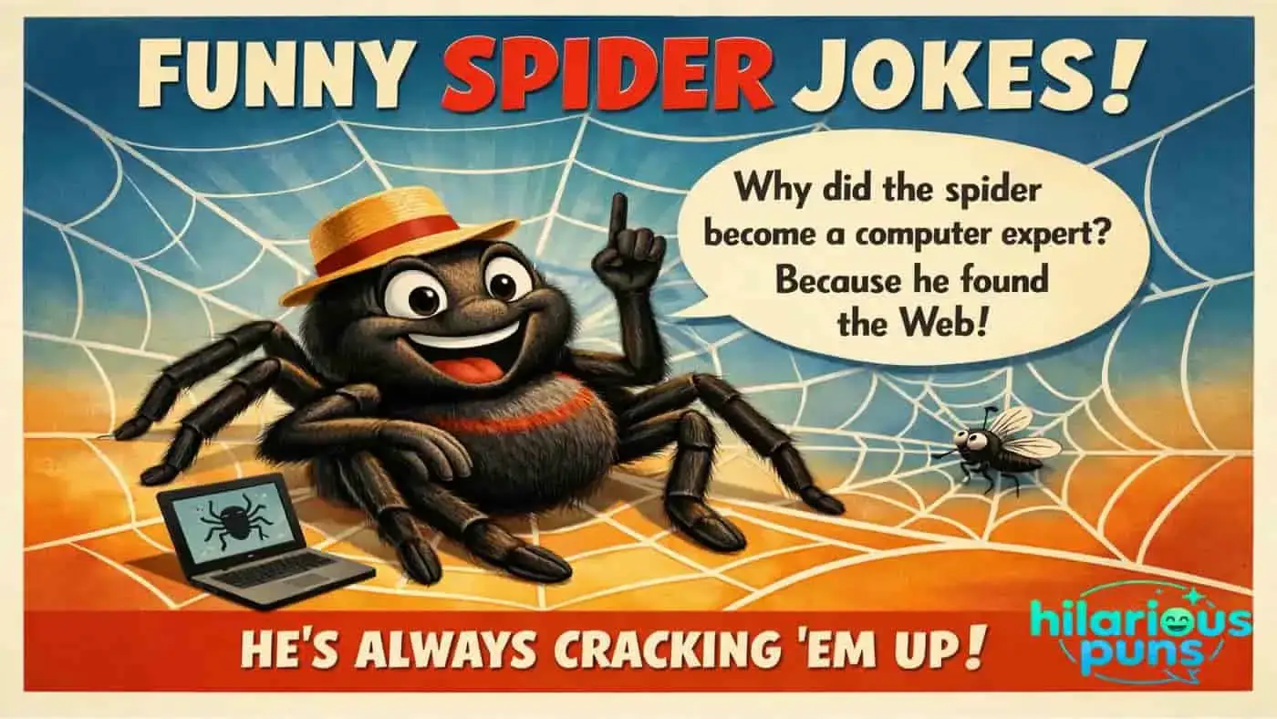 140 Spider Jokes So Funny You’ll Spin With Laughter
