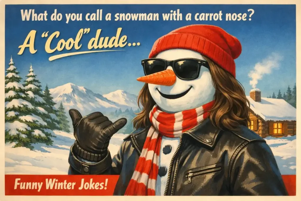 Cute Winter Puns for Kids
