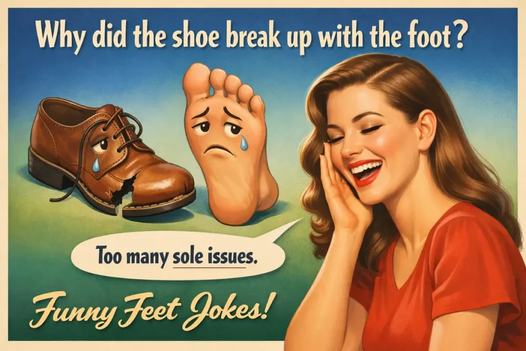 Short Shoe Puns and Big Feet Jokes