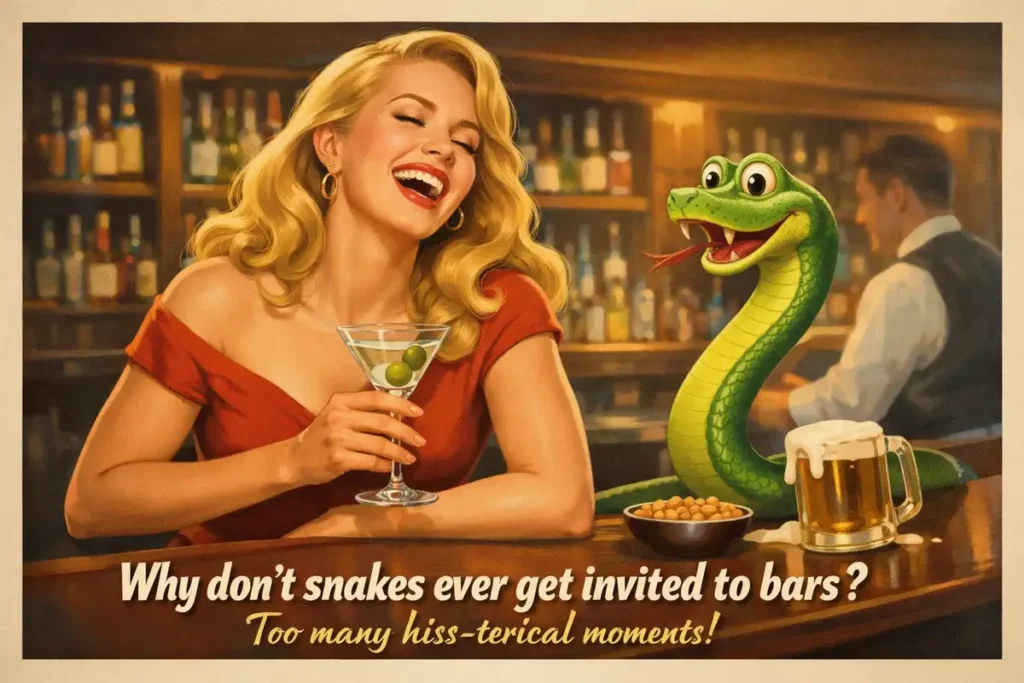 Flirty Snake Humor for Adults With a Bit More Bite