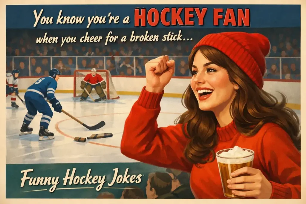 Hockey Jokes from Upjoke