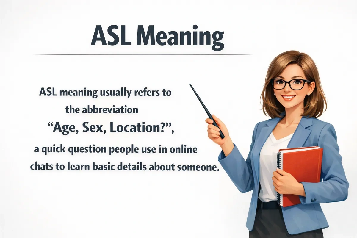 ASL Meaning