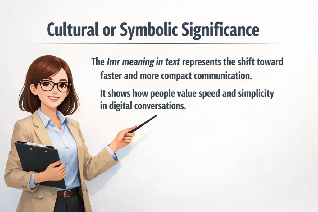 Imr Meaning in Text.