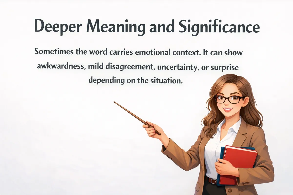 Deeper Meaning and Significance. Uhm.