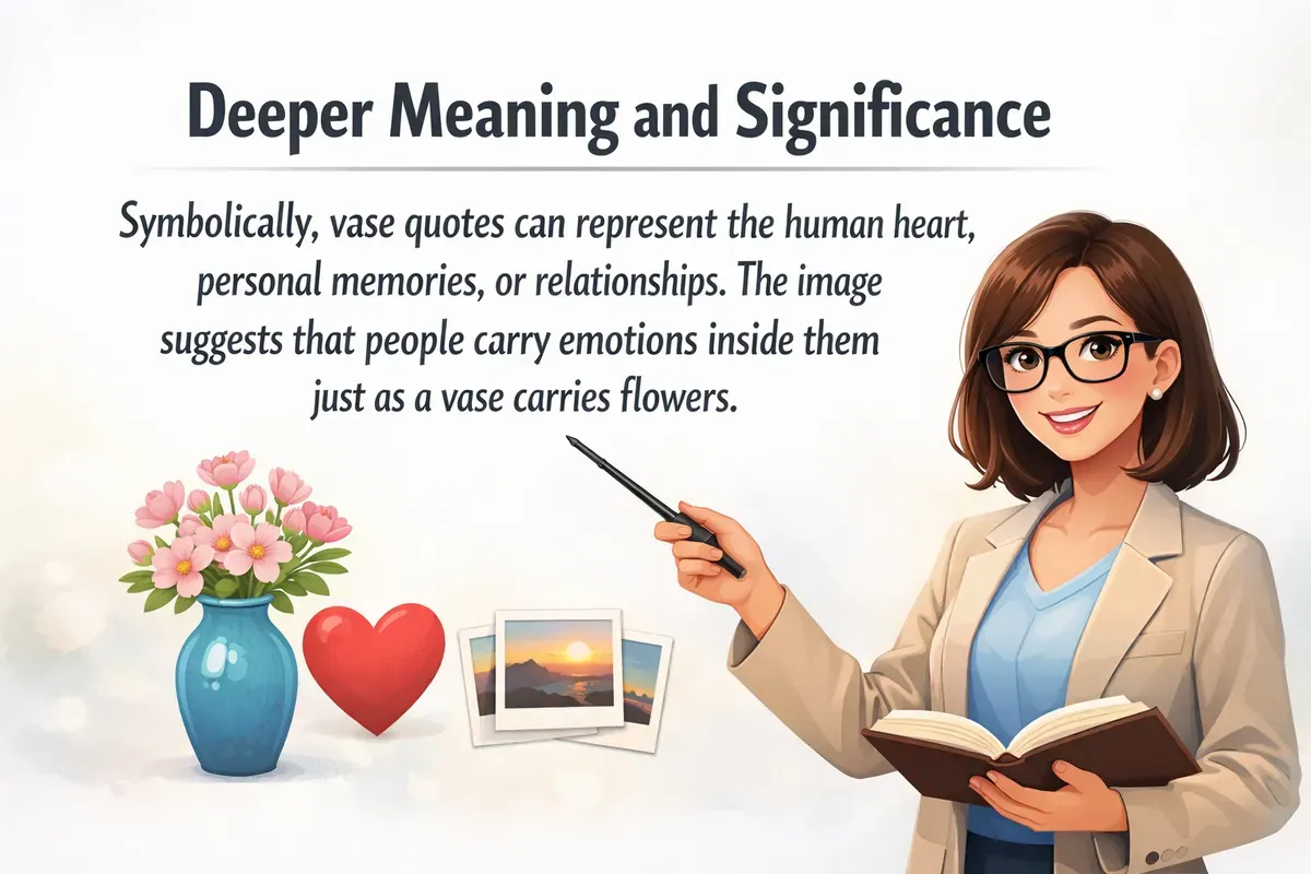 Deeper Meaning and Significance of vase quotes