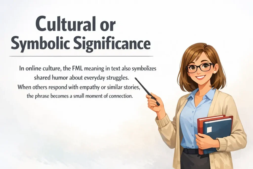 FML Meaning in cultural and symbolic scene.