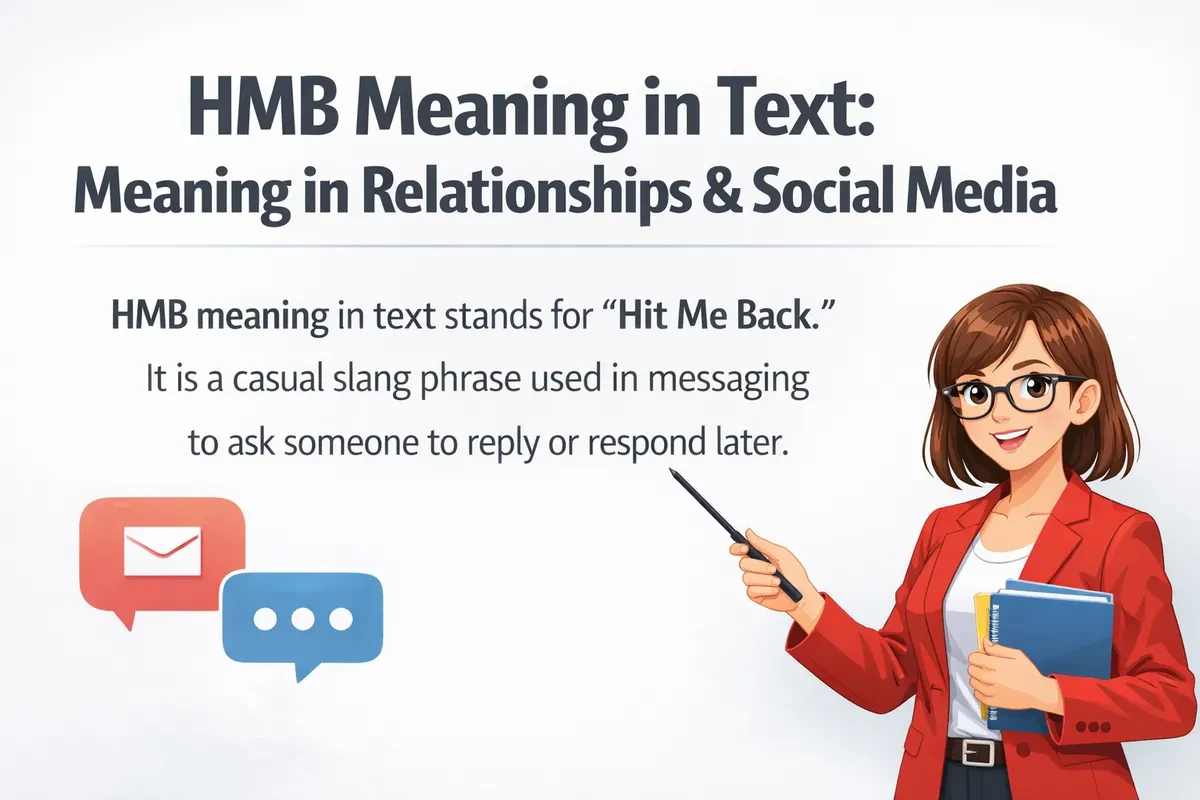 HMB meaning in text stands for “Hit Me Back.”