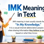 IMK Meaning in Text.