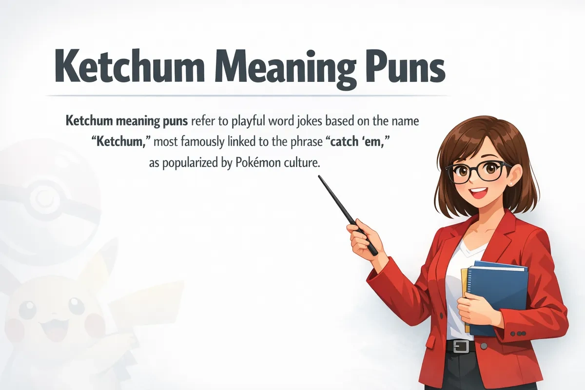 Ketchum Meaning Puns