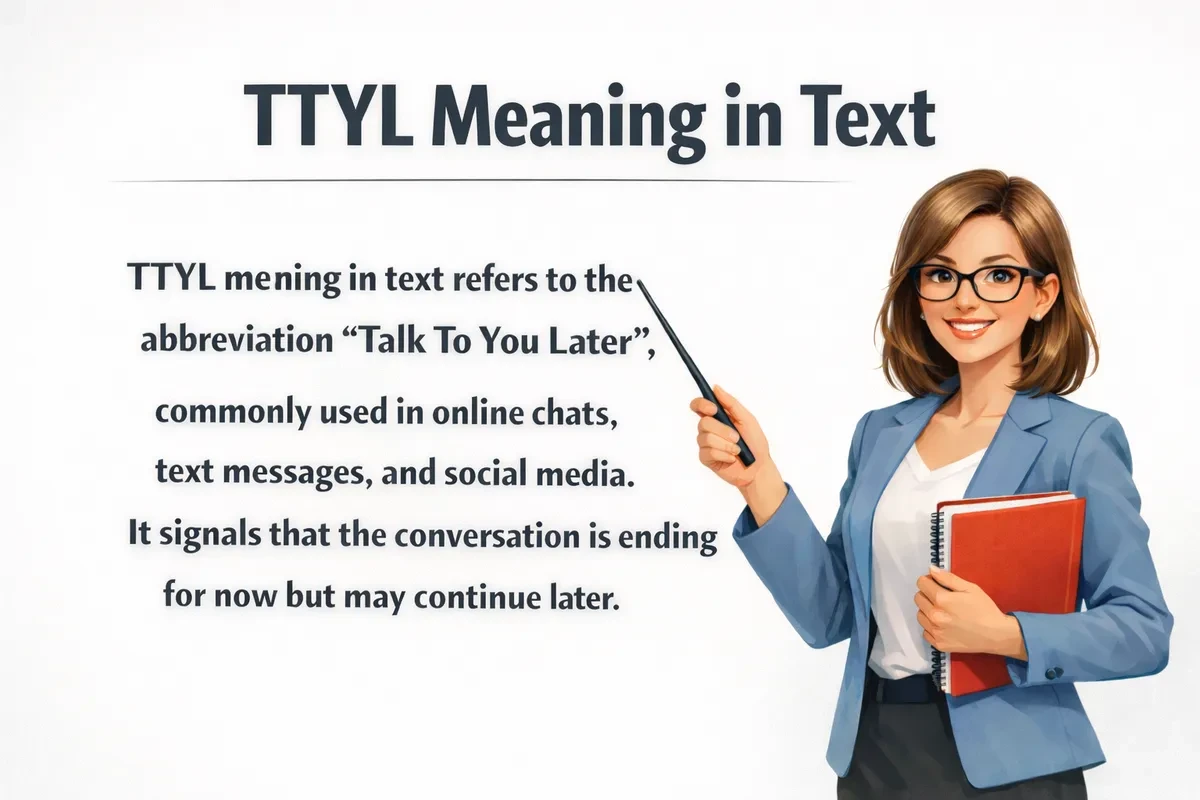 TTYL meaning in text.
