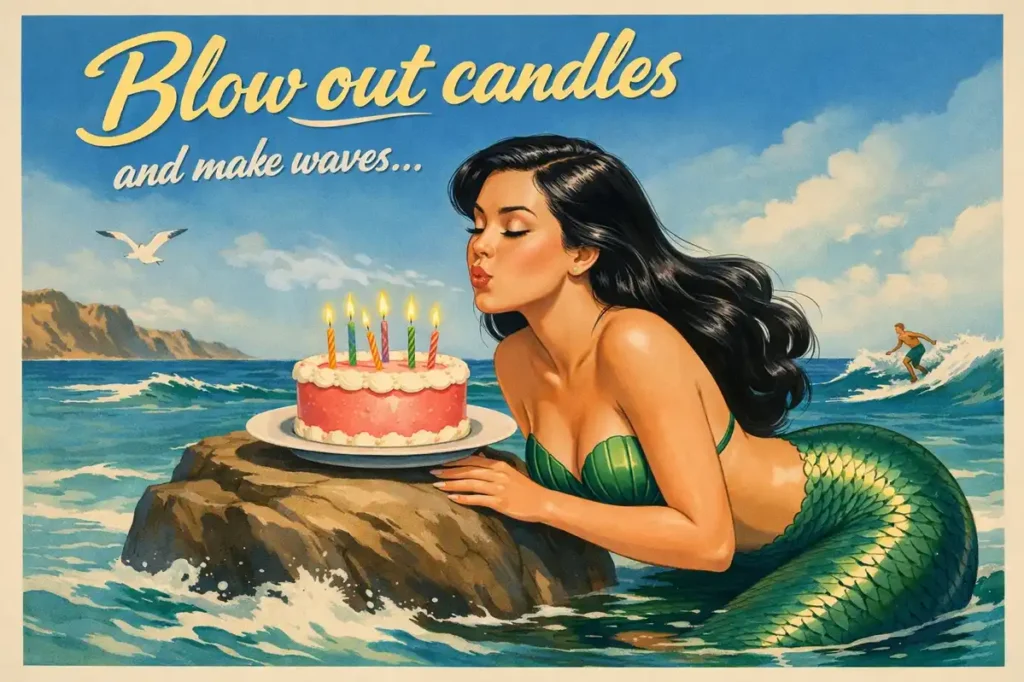 Sweet Mermaid Jokes Birthday