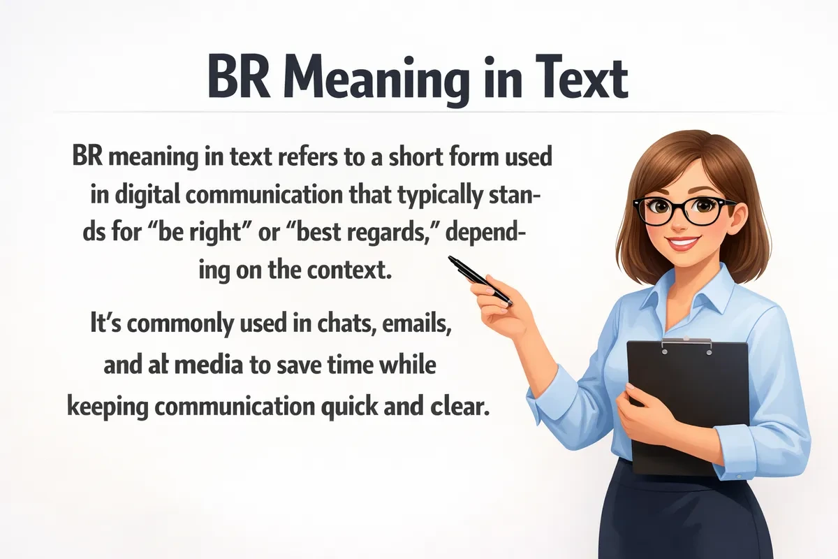 BR Meaning in Text.