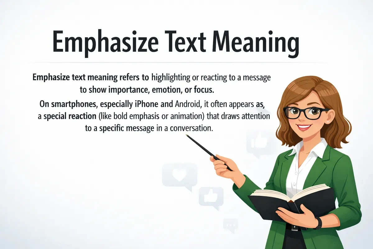 Emphasize Text Meaning