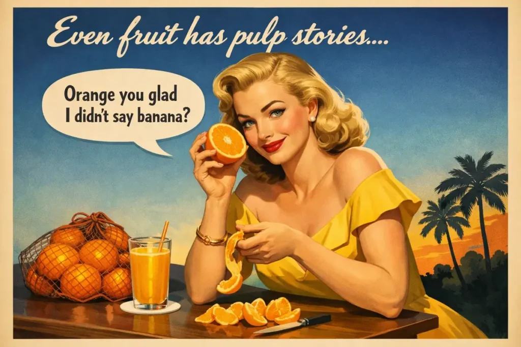 Orange Puns To Squeeze Into Laughter