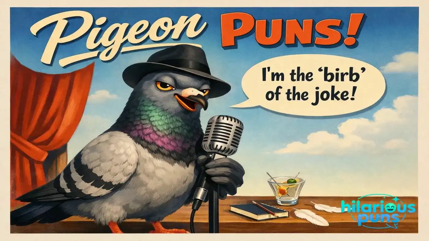 funny pigeon puns