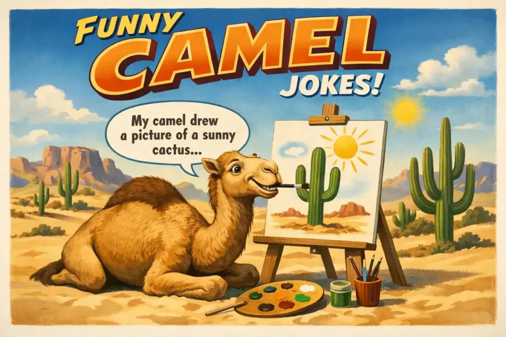 Cute Camel Puns for Kids