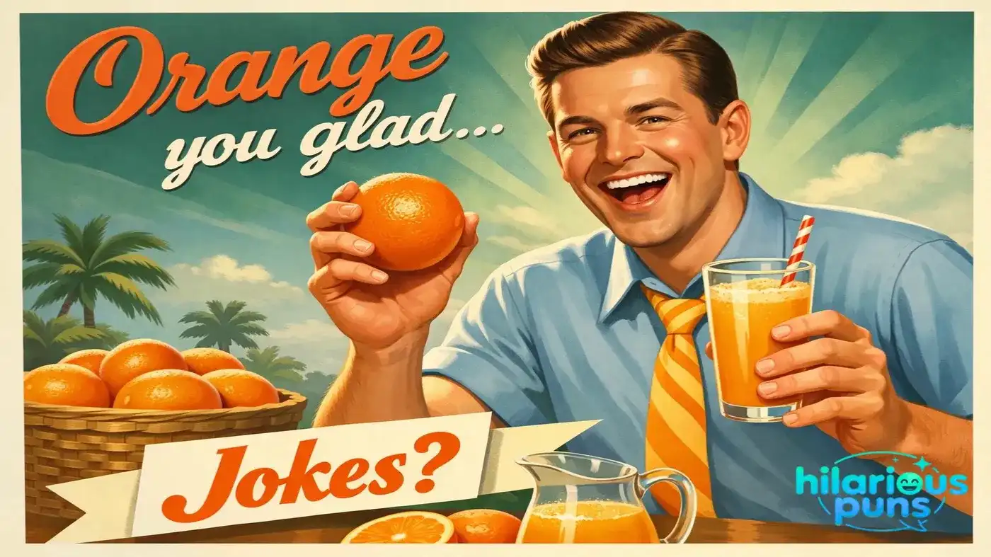 140 Orange You Glad Jokes to Peel Into Laughter