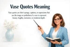 Vase Quotes Meaning.