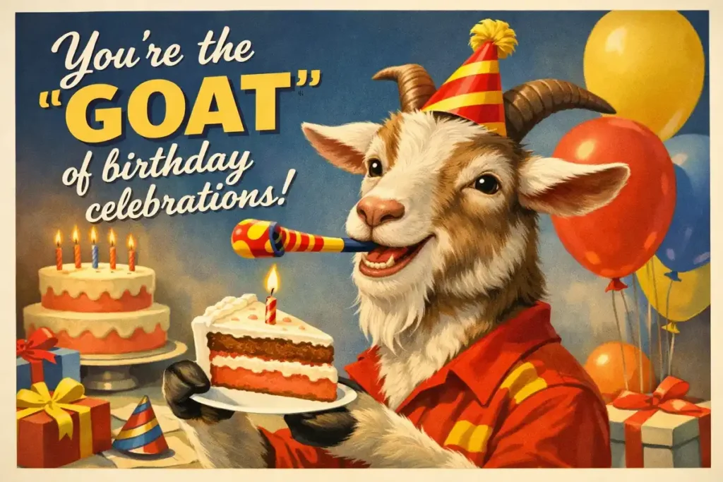 Adorable Goat puns for Friend’s Birthday Party