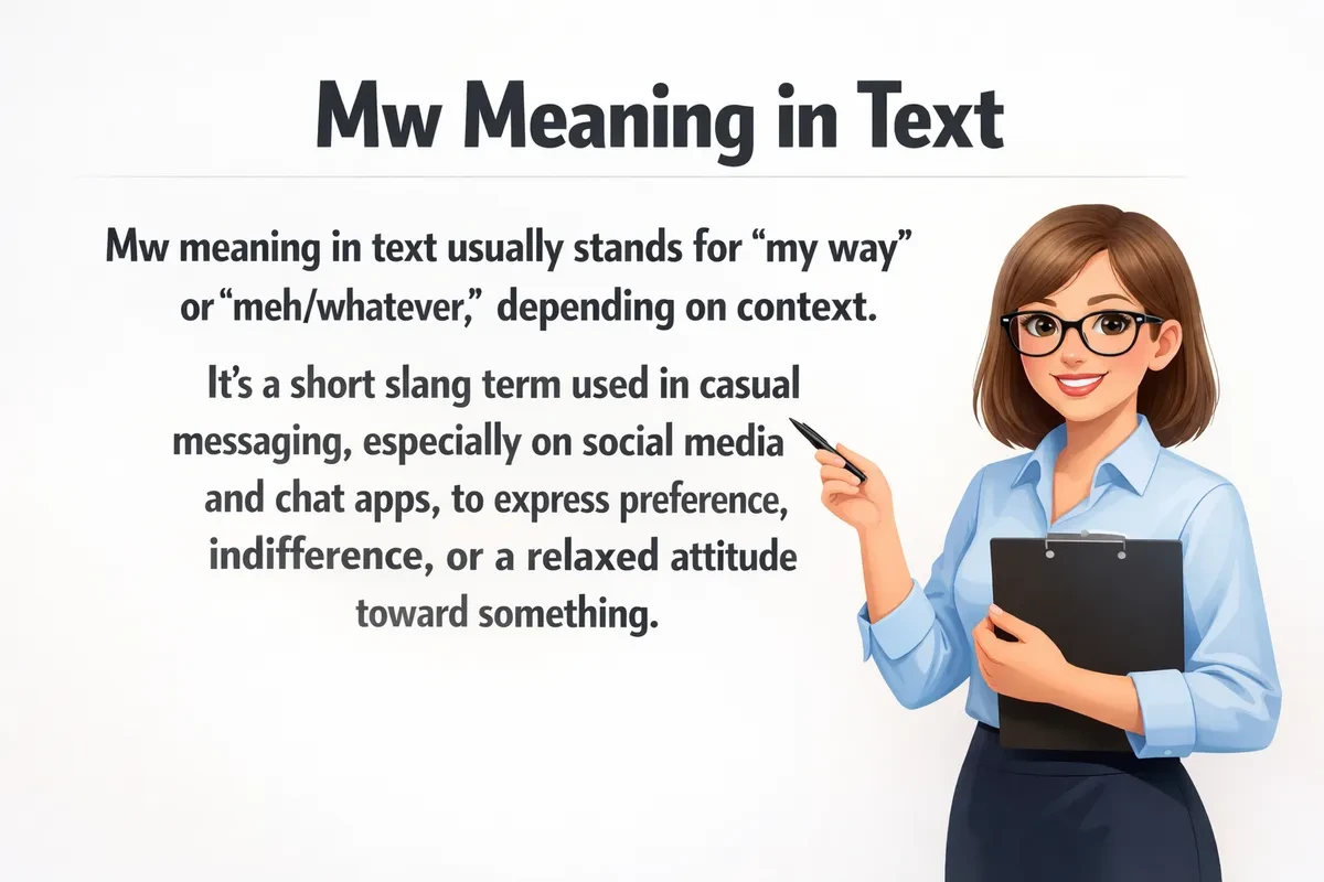 Mw Meaning in Text.