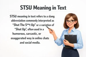 STSU Meaning in Text.