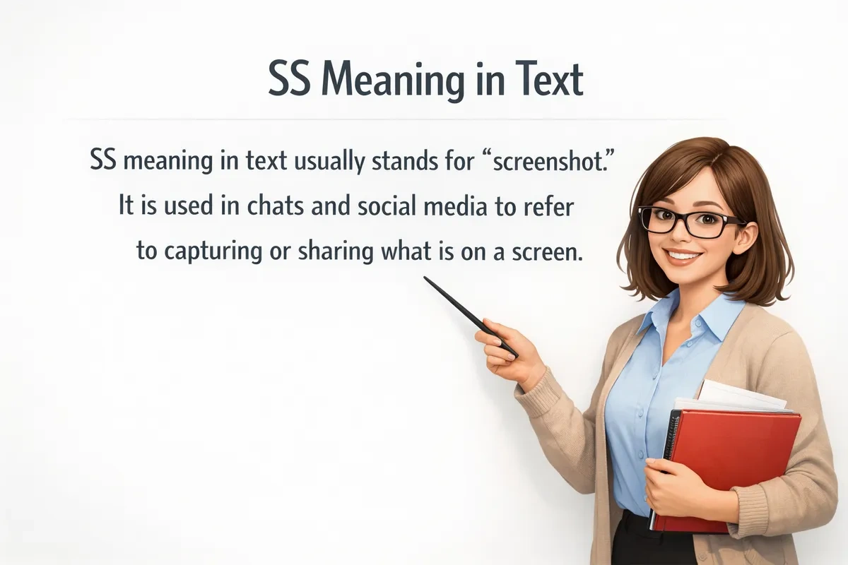 SS Meaning in Text