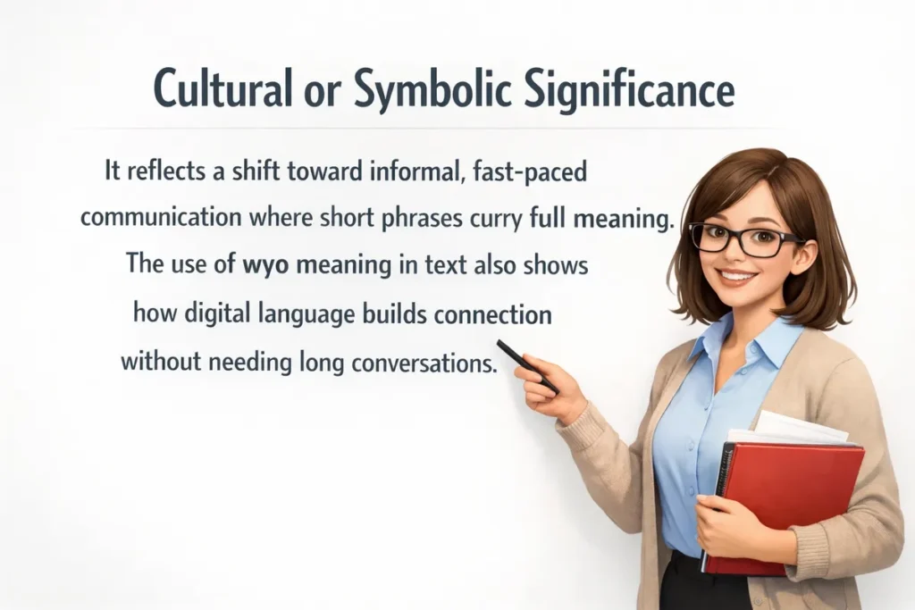 WYO Meaning in Text.